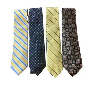 Tommy Hilfiger 100%Silk Neckties Ties Lot of 4